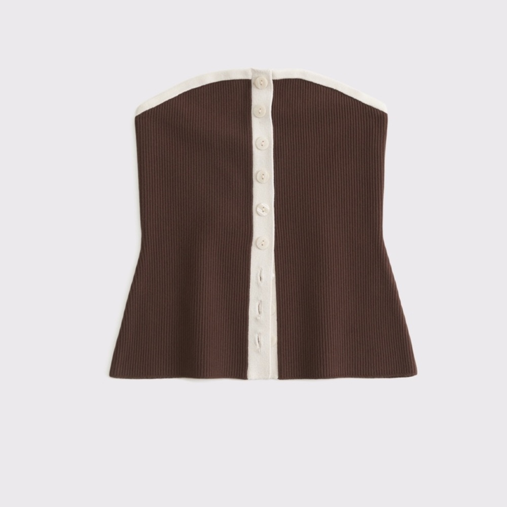 Abercrombie & Fitch | Strapless Knit Top